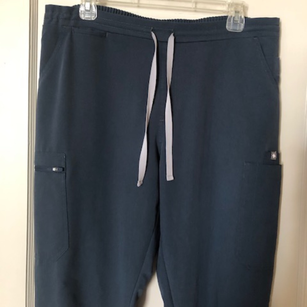 Figs Yola Scrub Pants - Dark Harbor - L